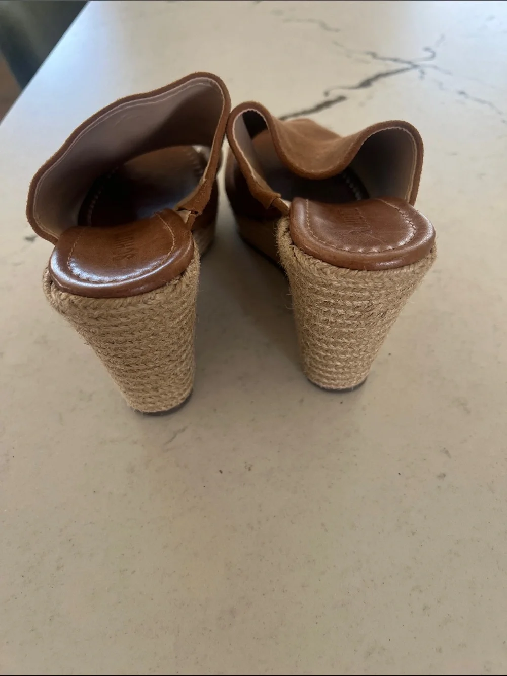 SCHUTZ Brown Suede Espadrille Wedge Mules size 8. New!! So cute